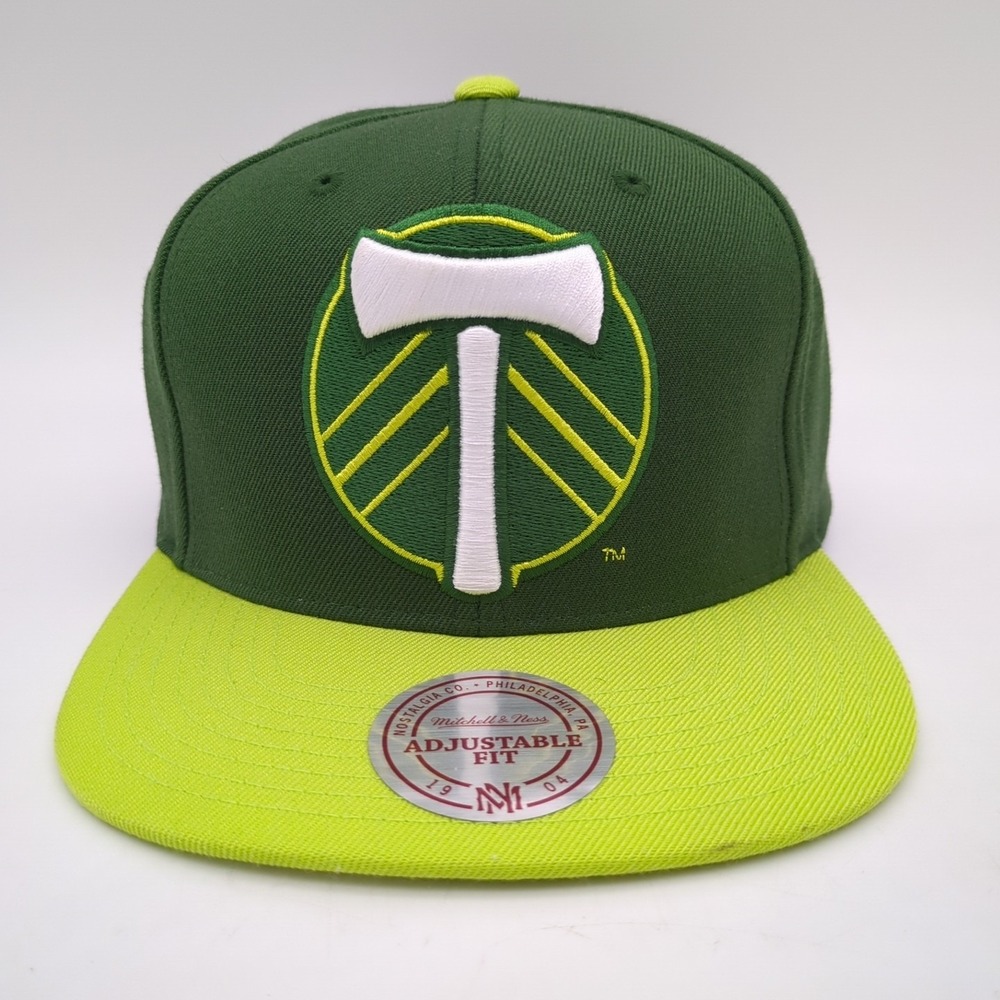 Portland Timbers Hat Cap Snapback Mens MLS Mitchell & Ness Green Oregon Soccer